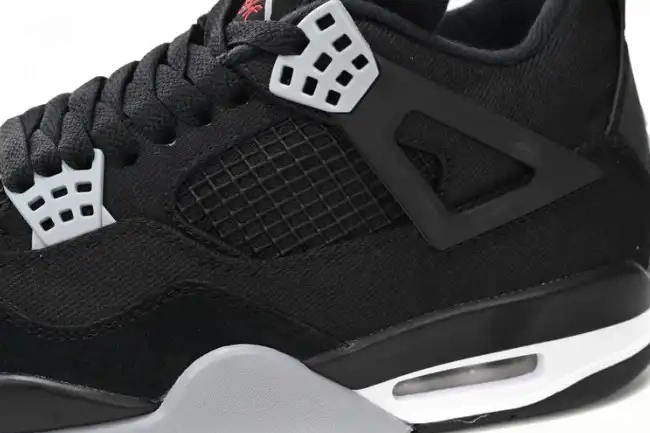 Cheap TBK DH7138-006 Canvas 4 Air Jordan Black 0601